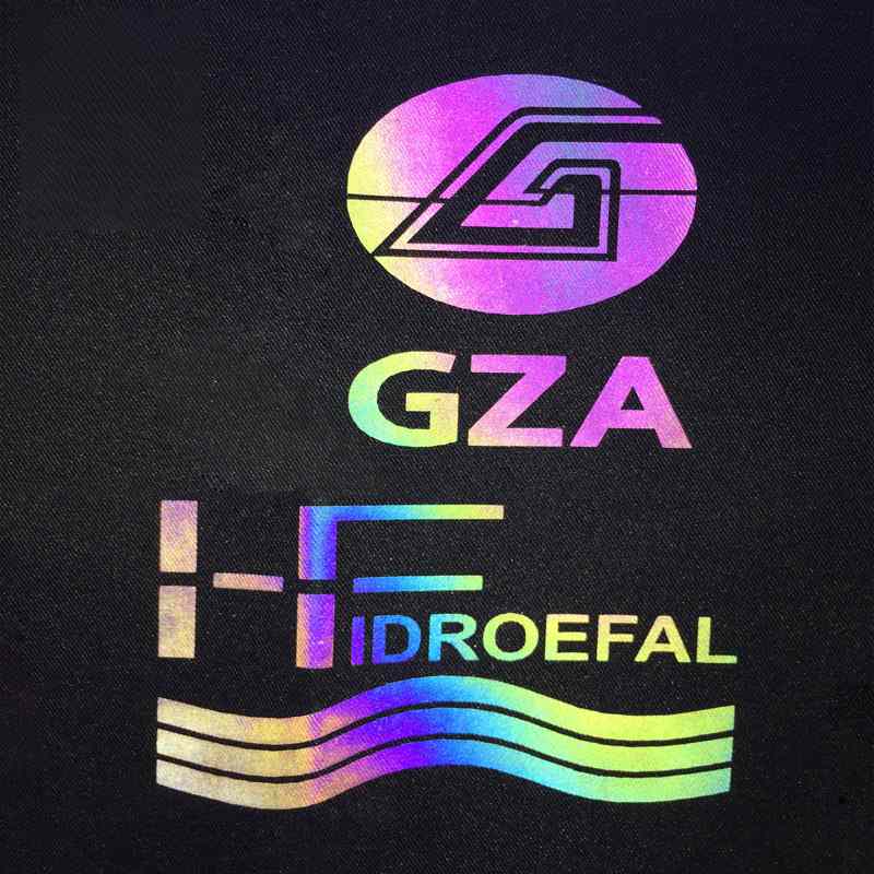 炫彩七彩反光熱貼膜材料