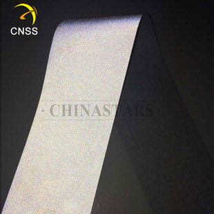 高耐水洗亮銀TC反光布