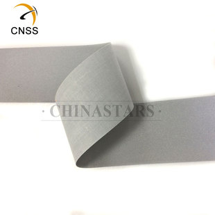 高耐水洗亮銀TC反光布