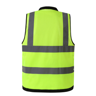 網(wǎng)布透氣反光背心馬甲多功能多口袋