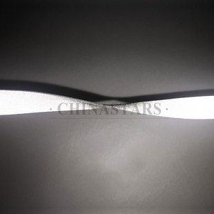 亮銀雙面反光彈力包邊帶