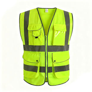 多袋款反光背心可印字 反光馬甲多色可選