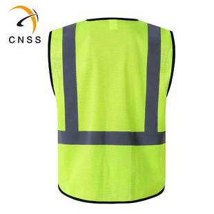 網(wǎng)布透氣反光背心施工交通安全熒光騎行馬甲