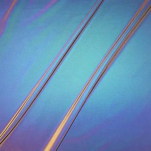 黑色全彩炫彩化纖/彈力反光布面料