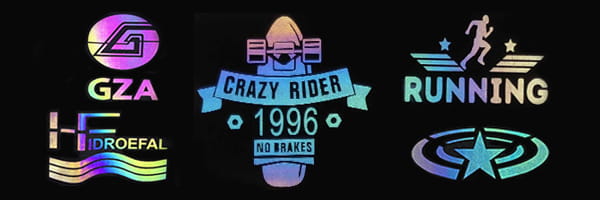 炫彩反光熱貼logo